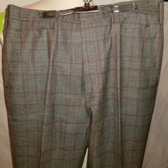 Vintage Hickey Freeman blue Plaid check Suit Union made - Picture 9 of 11